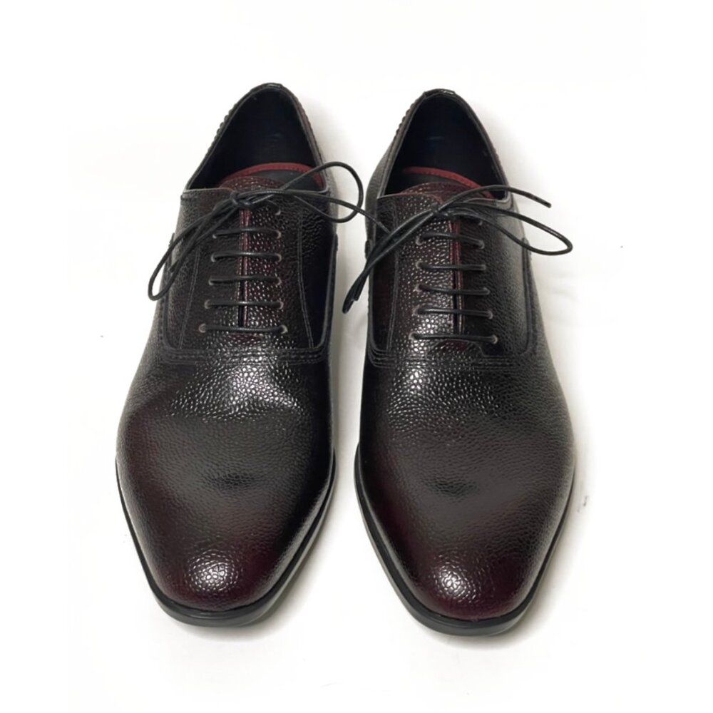 Fabi | Burgundy Lace Up Oxford Leather Dress Shoes